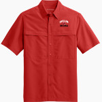 Wheeling University Cardinals Online Store Port Authority Men's UV Daybreak Short-Sleeve Shirt Front Thumbnail