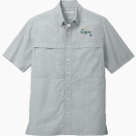 Brazosport Christian Eagles Port Authority Men's UV Daybreak Short-Sleeve Shirt Front Thumbnail