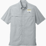 BATTLE MOUNTAIN HIGH SCHOOL HUSKIES <span class="pdp-name-mascot">BATTLE MOUNTAIN HUSKIES</span> Port Authority Men's UV Daybreak Short-Sleeve Shirt Front Thumbnail