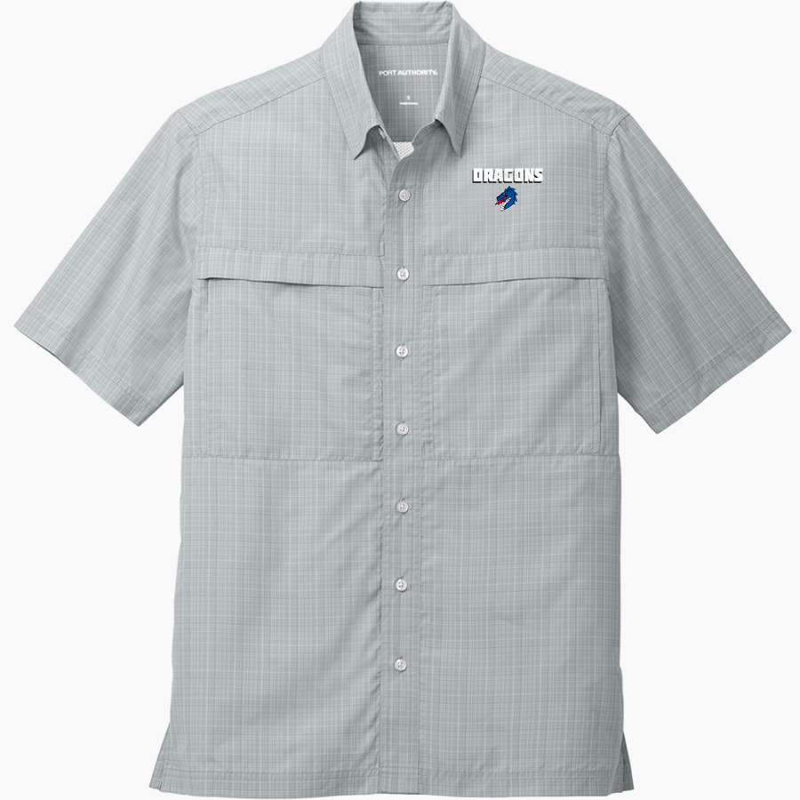 Mountainburg Dragons <span class="pdp-name-mascot">Mountainburg Dragons</span> Port Authority Men's UV Daybreak Short-Sleeve Shirt