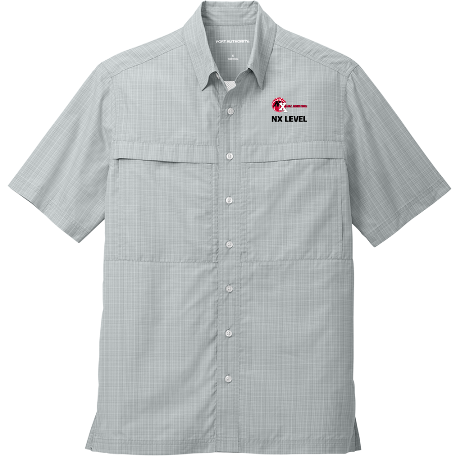 NX Level <span class="pdp-name-mascot">Nx Level </span> Port Authority Men's UV Daybreak Short-Sleeve Shirt
