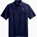 Grand Traverse Academy Mustangs <span class="pdp-name-mascot">Grand Traverse Academy Mustangs</span> Port Authority Men's UV Daybreak Short-Sleeve Shirt Front Thumbnail