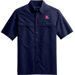 Frontier Academy Wolverines <span class="pdp-name-mascot">Frontier Academy Wolverines</span> Port Authority Men's UV Daybreak Short-Sleeve Shirt Front Thumbnail