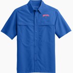 FORT FRYE HIGH SCHOOL CADETS Port Authority Men's UV Daybreak Short-Sleeve Shirt Front Thumbnail