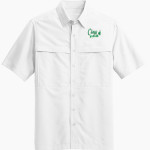 MORIARTY HIGH SCHOOL PINTOS Port Authority Men's UV Daybreak Short-Sleeve Shirt Front Thumbnail