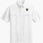 St. Scholastica Saints <span class="pdp-name-mascot">College of St. Scholastica Saints</span> Port Authority Men's UV Daybreak Short-Sleeve Shirt Front Thumbnail