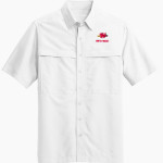 Wisconsin School For The Deaf Firebirds <span class="pdp-name-mascot">Wisconsin School For The Deaf Firebirds</span> Port Authority Men's UV Daybreak Short-Sleeve Shirt Front Thumbnail