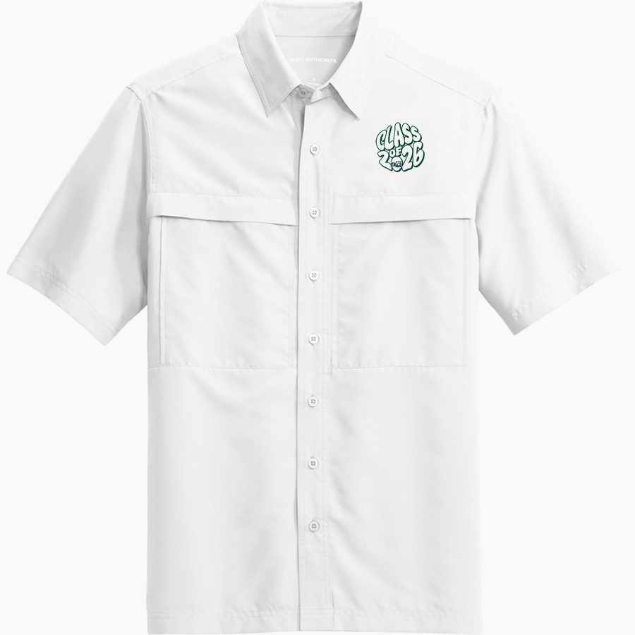 Drew Rangers <span class="pdp-name-mascot">Drew University Rangers</span> Port Authority Men's UV Daybreak Short-Sleeve Shirt