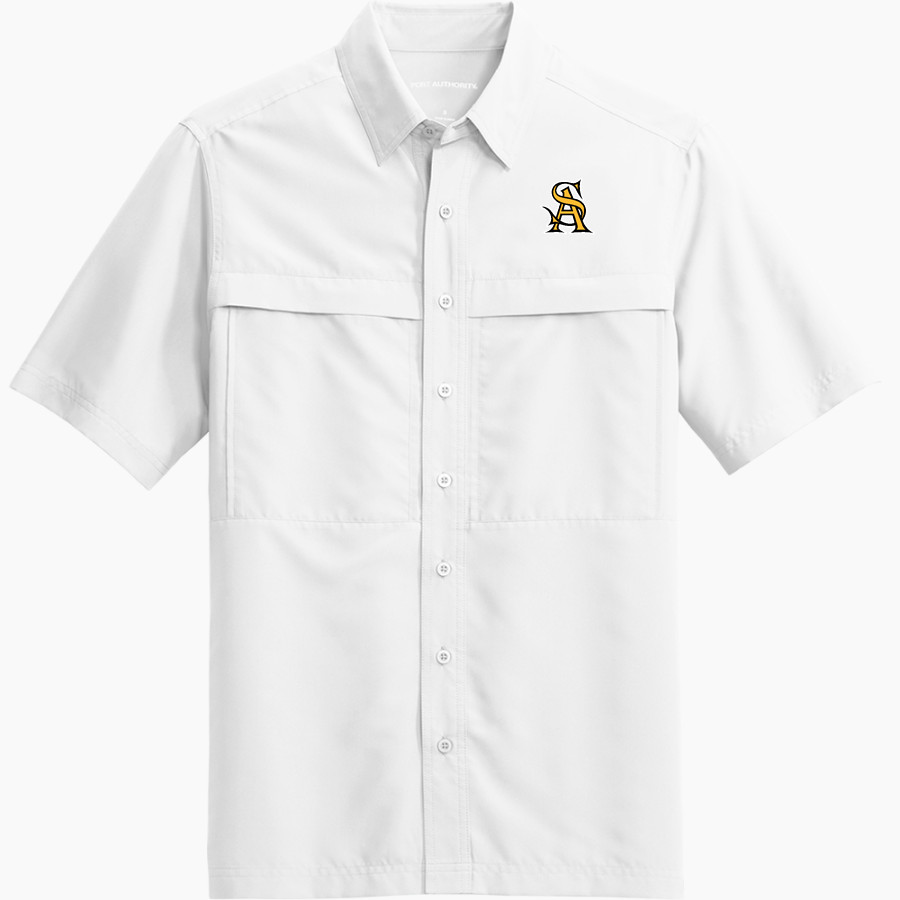 ST AMANT HIGH SCHOOL GATORS <span class="pdp-name-mascot">ST AMANT GATORS</span> Port Authority Men's UV Daybreak Short-Sleeve Shirt