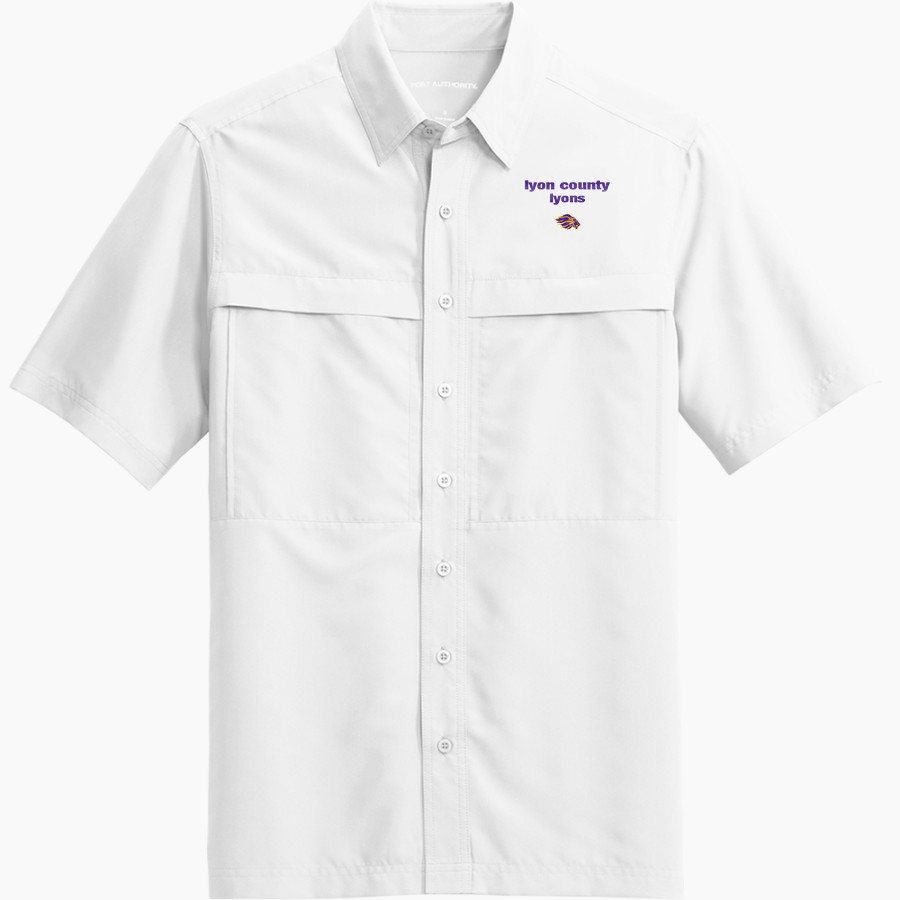 LYON COUNTY HIGH SCHOOL LYONS Port Authority Men's UV Daybreak Short-Sleeve Shirt