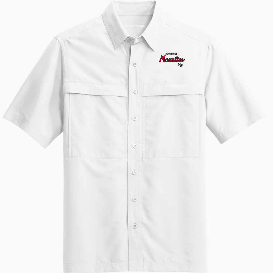 Northwest Mounties <span class="pdp-name-mascot">Northwest Mounties</span> Port Authority Men's UV Daybreak Short-Sleeve Shirt