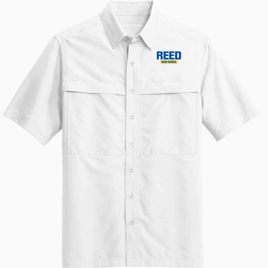 REED HIGH SCHOOL REED RAIDERS <span class="pdp-name-mascot">REED REED RAIDERS</span> Port Authority Men's UV Daybreak Short-Sleeve Shirt