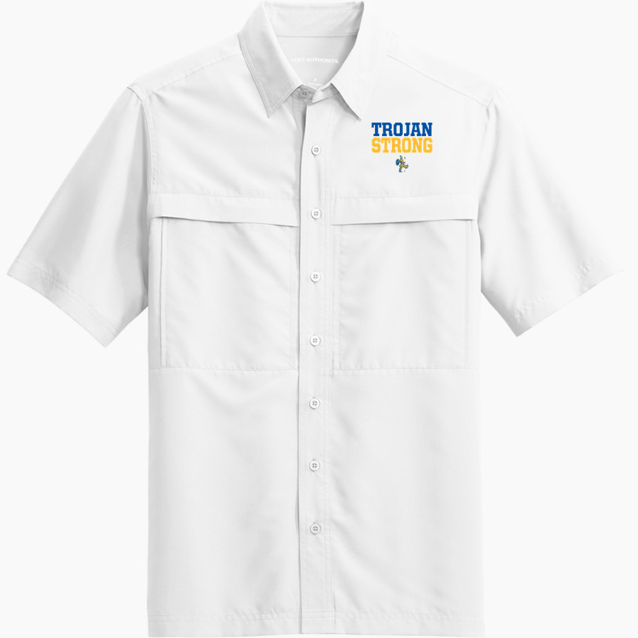 Terra Linda Trojans Port Authority Men's UV Daybreak Short-Sleeve Shirt