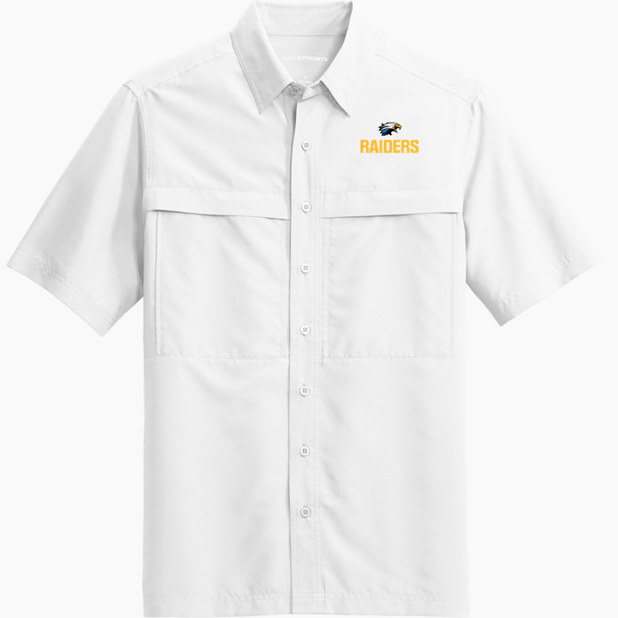 North Brunswick Raiders <span class="pdp-name-mascot">North Brunswick Raiders</span> Port Authority Men's UV Daybreak Short-Sleeve Shirt