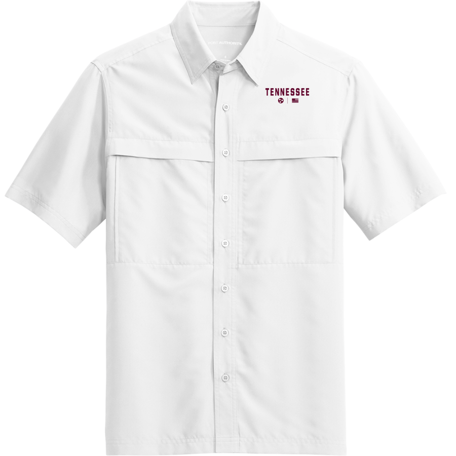 Tennessee Vikings <span class="pdp-name-mascot">Tennessee Vikings</span> Port Authority Men's UV Daybreak Short-Sleeve Shirt