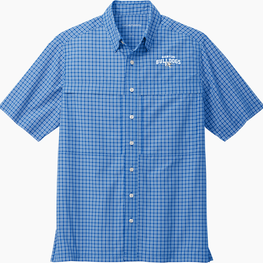 Barton College Official Store of the Bulldogs <span class="pdp-name-mascot">Barton Bulldogs</span> Port Authority Men's UV Daybreak Short-Sleeve Shirt