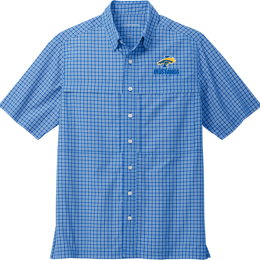 IOLA HIGH SCHOOL MUSTANGS <span class="pdp-name-mascot">IOLA MUSTANGS</span> Port Authority Men's UV Daybreak Short-Sleeve Shirt