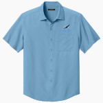 WILLOWS ACADEMY Eagles <span class="pdp-name-mascot">Willows Eagles</span> Port Authority Men's Short Sleeve UV Dockside Shirt Front Thumbnail