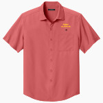 Fisher Cardinals <span class="pdp-name-mascot">Fisher Cardinals</span> Port Authority Men's Short Sleeve UV Dockside Shirt Front Thumbnail