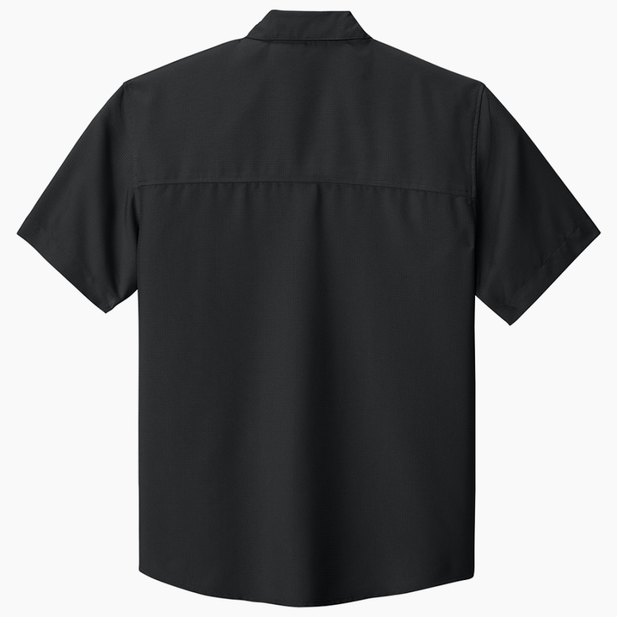 Jamesville DeWitt Red Rams Port Authority Men's Short Sleeve UV Dockside Shirt