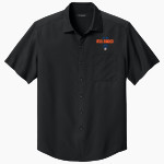 Johnson Atom Smashers <span class="pdp-name-mascot">Sol C. Johnson Atom Smashers</span> Port Authority Men's Short Sleeve UV Dockside Shirt Front Thumbnail