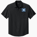 KEALAKEHE HIGH SCHOOL WAVERIDERS <span class="pdp-name-mascot">KEALAKEHE WAVERIDERS</span> Port Authority Men's Short Sleeve UV Dockside Shirt Front Thumbnail