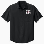 Centenary Gents <span class="pdp-name-mascot">Centenary Gents</span> Port Authority Men's Short Sleeve UV Dockside Shirt Front Thumbnail