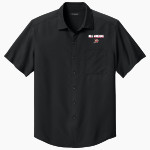 Pulaski Red Raiders <span class="pdp-name-mascot">Pulaski Red Reaiders</span> Port Authority Men's Short Sleeve UV Dockside Shirt Front Thumbnail