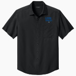 Crow Tigers <span class="pdp-name-mascot">Crow Middle School Tigers</span> Port Authority Men's Short Sleeve UV Dockside Shirt Front Thumbnail