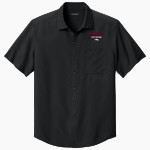 MENOMONIE HIGH SCHOOL MUSTANGS <span class="pdp-name-mascot">MENOMONIE MUSTANGS</span> Port Authority Men's Short Sleeve UV Dockside Shirt Front Thumbnail