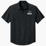 Parke Heritage Wolves <span class="pdp-name-mascot">Parke Heritage Wolves</span> Port Authority Men's Short Sleeve UV Dockside Shirt Front Thumbnail