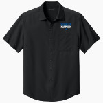 J Martin Jacquet Wildcats <span class="pdp-name-mascot">J Martin Jacquet Wildcats</span> Port Authority Men's Short Sleeve UV Dockside Shirt Front Thumbnail