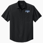 Headwaters Hawks <span class="pdp-name-mascot">Headwaters School Hawks</span> Port Authority Men's Short Sleeve UV Dockside Shirt Front Thumbnail