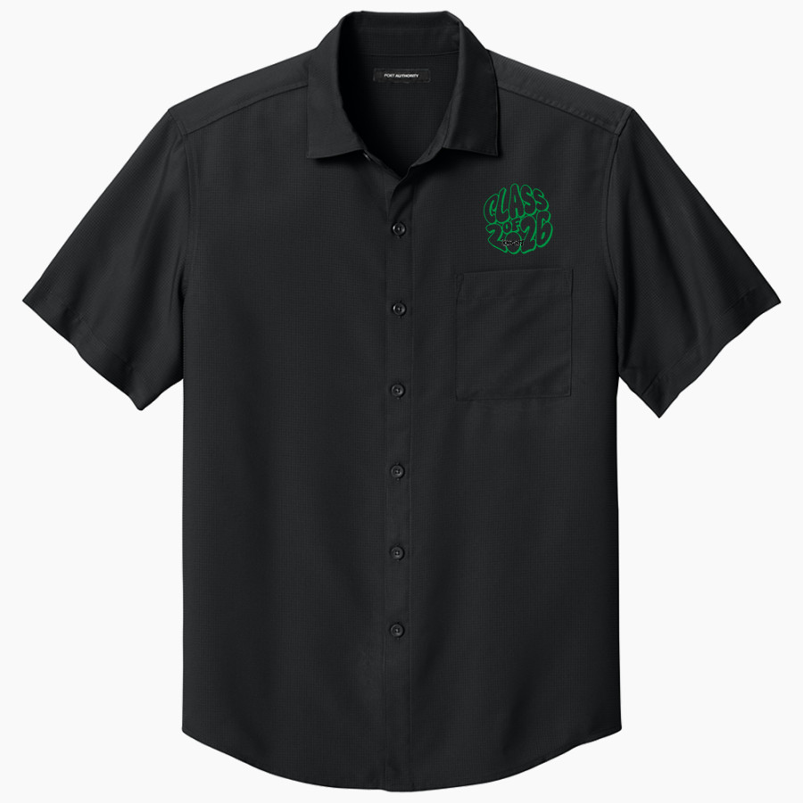 Community College of Rhode Island Knights <span class="pdp-name-mascot">COMMUNITY COLLEGE OF RHODE ISLAND Knights</span> Port Authority Men's Short Sleeve UV Dockside Shirt