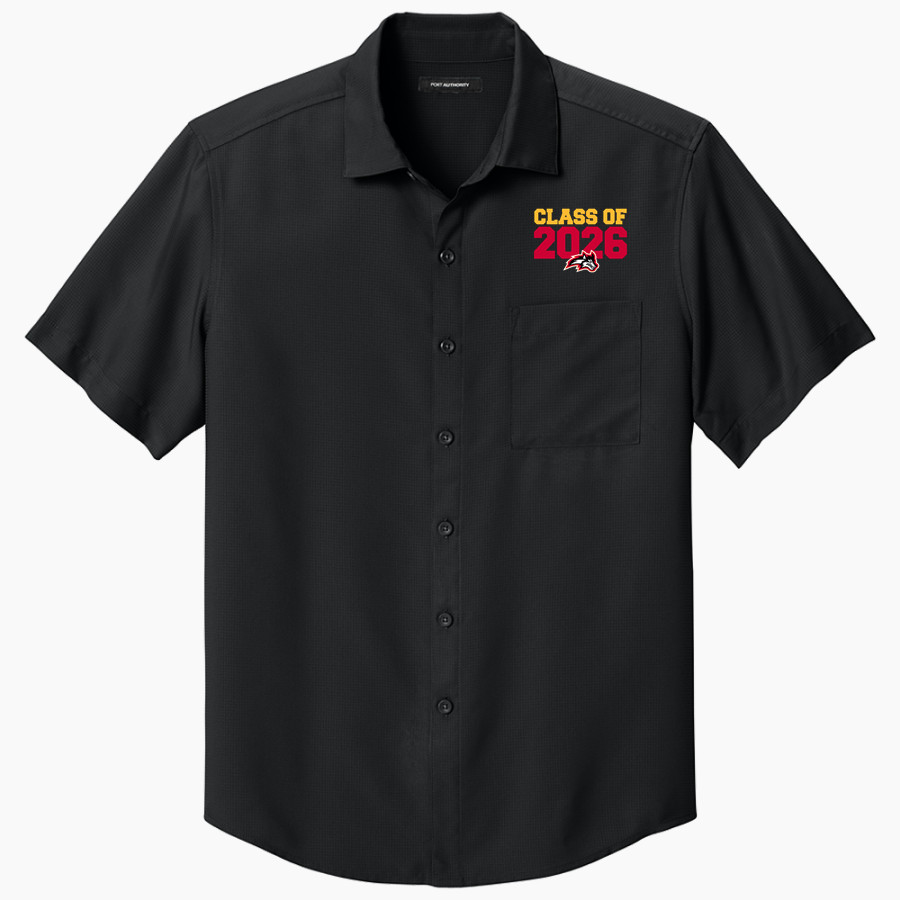 WORKMAN HIGH SCHOOL LOBOS <span class="pdp-name-mascot">WORKMAN LOBOS</span> Port Authority Men's Short Sleeve UV Dockside Shirt