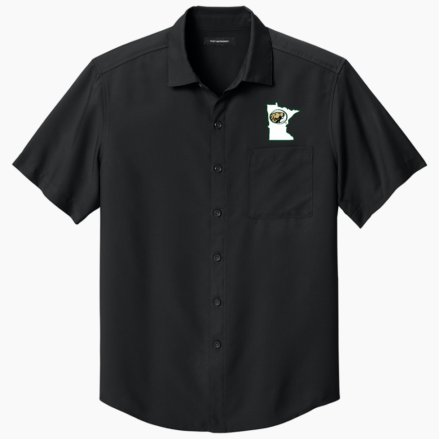 Bemidji State Athletics <span class="pdp-name-mascot">Bemidji State Beavers</span> Port Authority Men's Short Sleeve UV Dockside Shirt