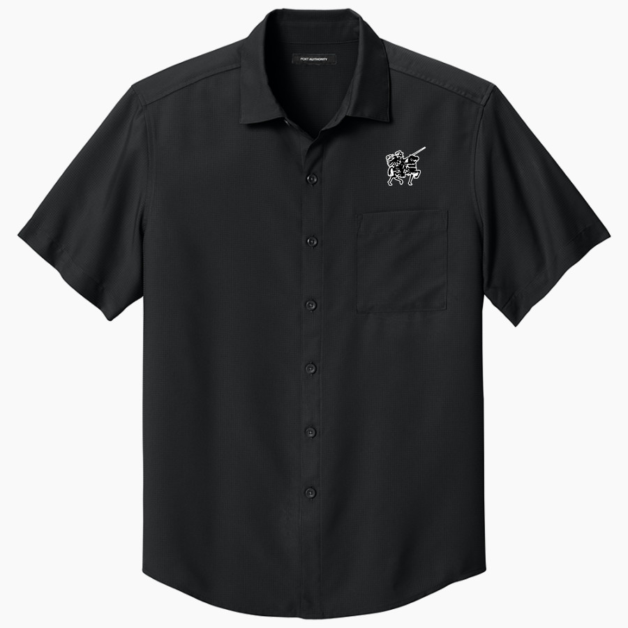 Wisconsin Heights High School Vanguards <span class="pdp-name-mascot">Wisconsin Heights High School</span> Port Authority Men's Short Sleeve UV Dockside Shirt