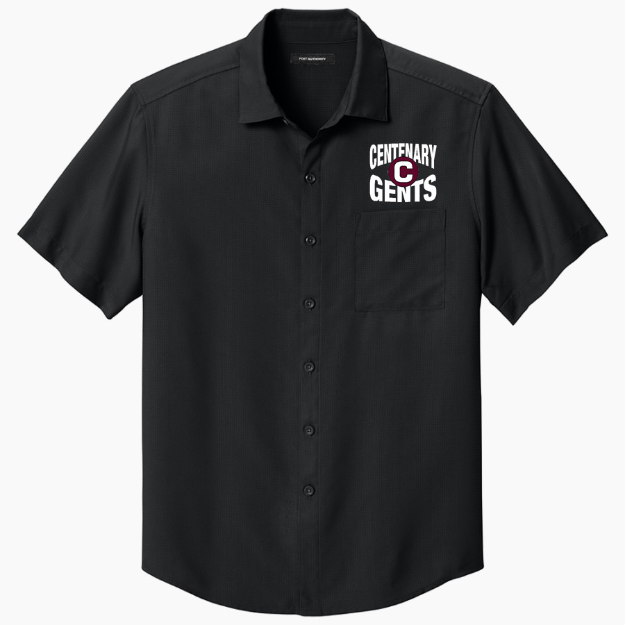 Centenary Gents <span class="pdp-name-mascot">Centenary Gents</span> Port Authority Men's Short Sleeve UV Dockside Shirt