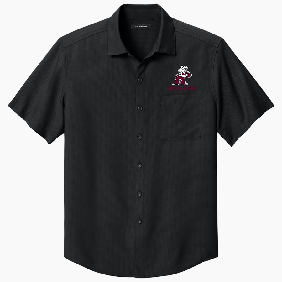 COBDEN HIGH SCHOOL APPLEKNOCKERS <span class="pdp-name-mascot">COBDEN APPLEKNOCKERS</span> Port Authority Men's Short Sleeve UV Dockside Shirt