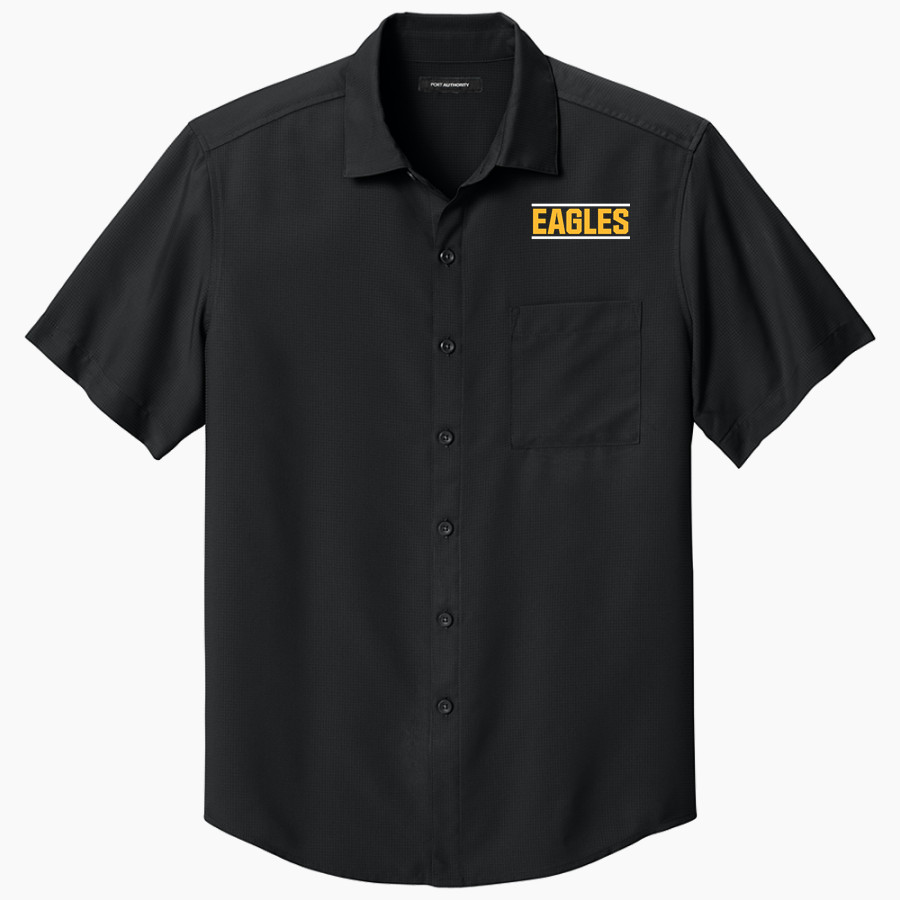 Indian Springs Eagles <span class="pdp-name-mascot">Indian Springs Eagles</span> Port Authority Men's Short Sleeve UV Dockside Shirt
