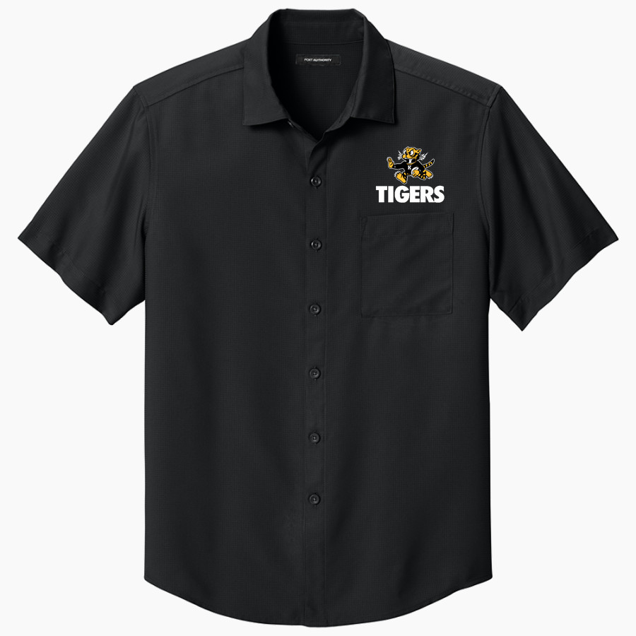 Fort Hays State University Tigers Port Authority Men's Short Sleeve UV Dockside Shirt