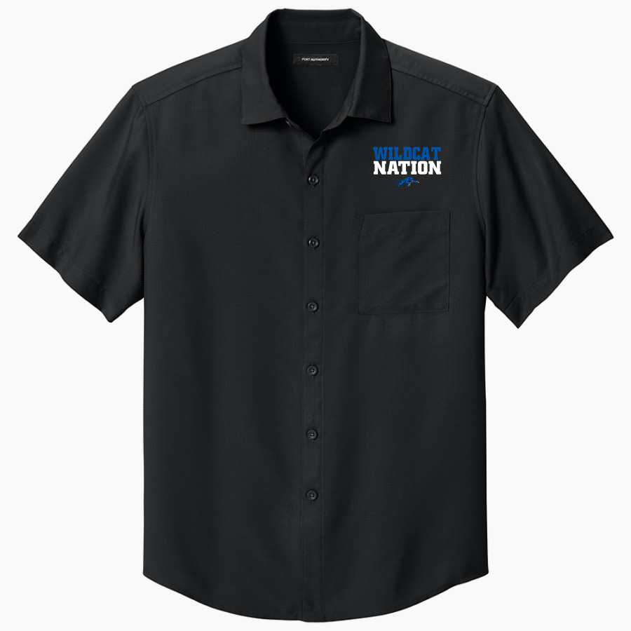 J Martin Jacquet Wildcats <span class="pdp-name-mascot">J Martin Jacquet Wildcats</span> Port Authority Men's Short Sleeve UV Dockside Shirt