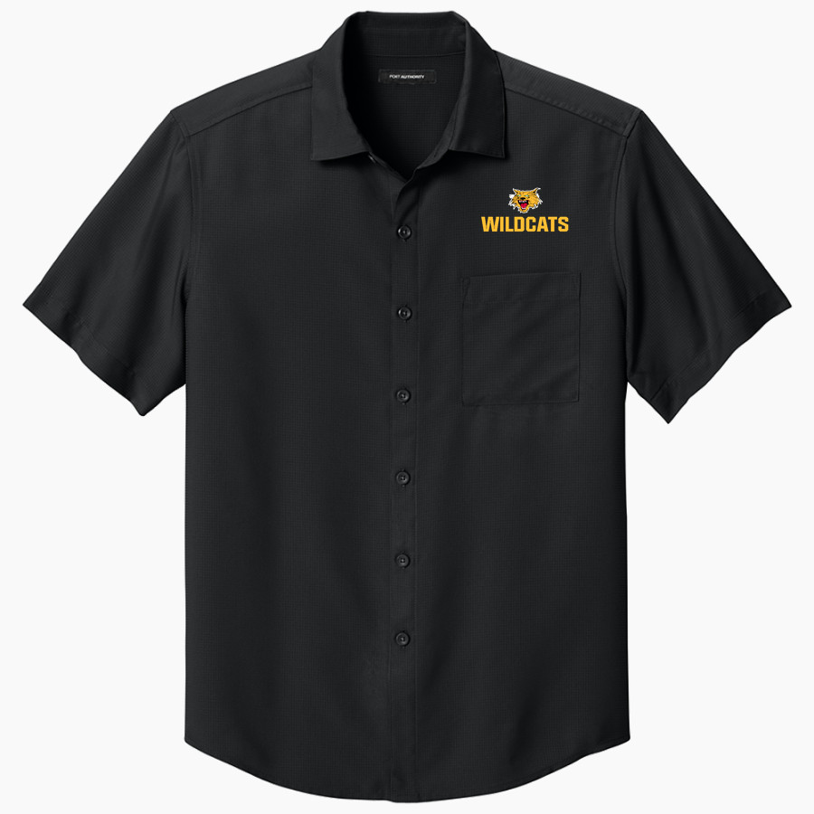 KALIDA HIGH SCHOOL WILDCATS <span class="pdp-name-mascot">KALIDA WILDCATS</span> Port Authority Men's Short Sleeve UV Dockside Shirt