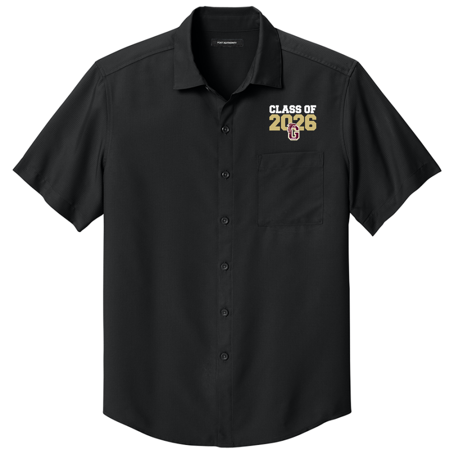 WM E GRADY VOC TECH SCHOOL FALCONS <span class="pdp-name-mascot">GRADY HIGH SCHOOL FALCONS</span> Port Authority Men's Short Sleeve UV Dockside Shirt