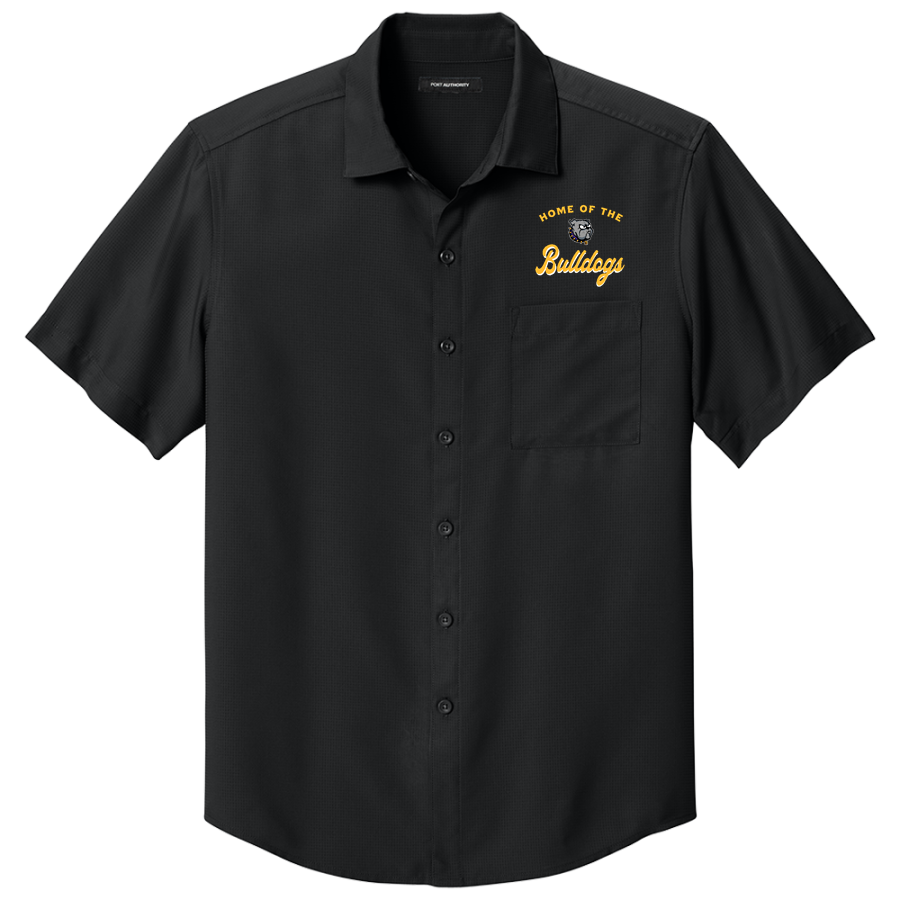 Smyrna Bulldogs <span class="pdp-name-mascot">Smyrna Bulldogs</span> Port Authority Men's Short Sleeve UV Dockside Shirt