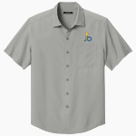 BURROUGHS BOMBERS <span class="pdp-name-mascot">JOHN BURROUGHS BOMBERS</span> Port Authority Men's Short Sleeve UV Dockside Shirt Front Thumbnail