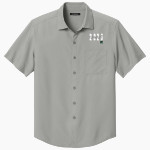 Mid-Pacific Owls <span class="pdp-name-mascot">Mid-Pacific Owls</span> Port Authority Men's Short Sleeve UV Dockside Shirt Front Thumbnail