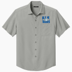 N.E.W. School of Innovation Port Authority Men's Short Sleeve UV Dockside Shirt Front Thumbnail