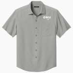 Olivet Nazarene Tigers <span class="pdp-name-mascot">Olivet Nazarene University Tigers</span> Port Authority Men's Short Sleeve UV Dockside Shirt Front Thumbnail
