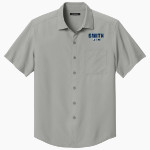 Smith Bears <span class="pdp-name-mascot">SMITH COLLEGE BEARS</span> Port Authority Men's Short Sleeve UV Dockside Shirt Front Thumbnail